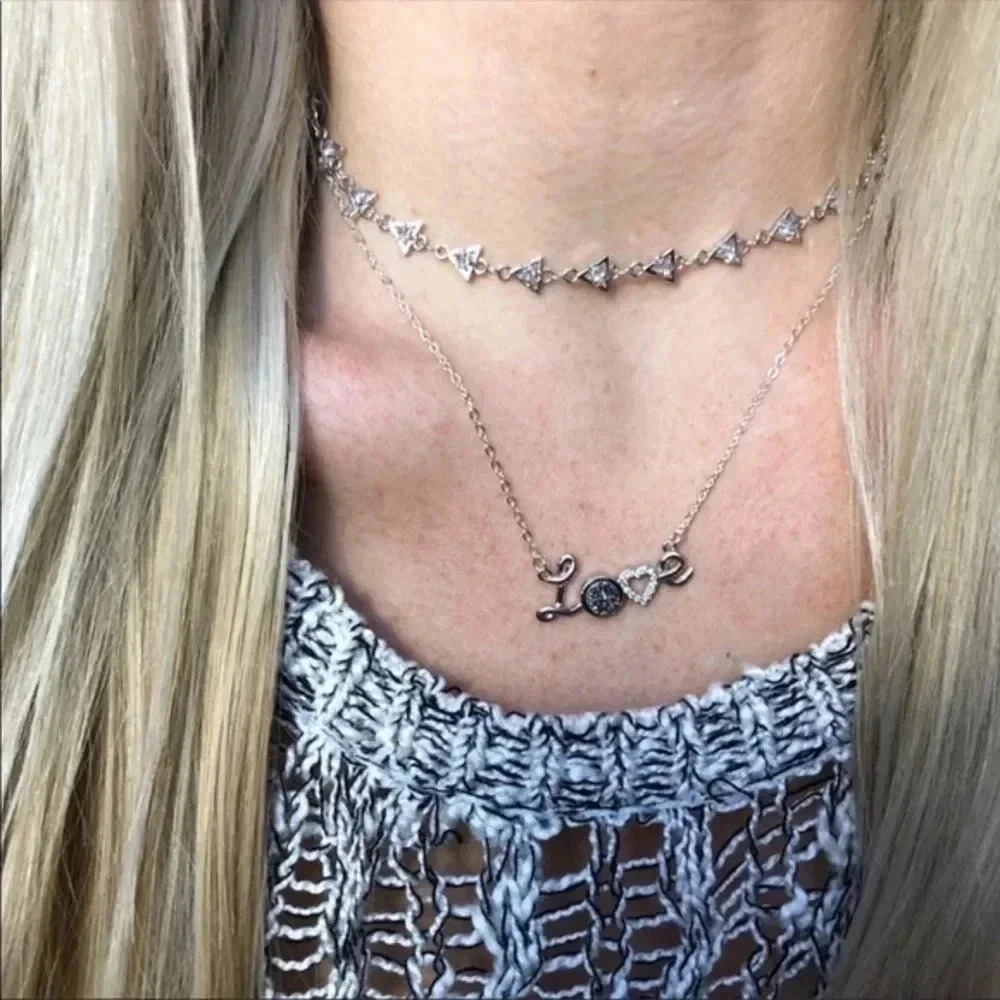 Triangle CZ Choker